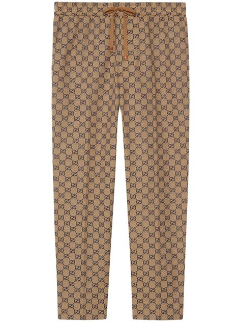 pantaloni gucci uomo con logo g|Gucci Pantaloni Dritti Con Logo GG .